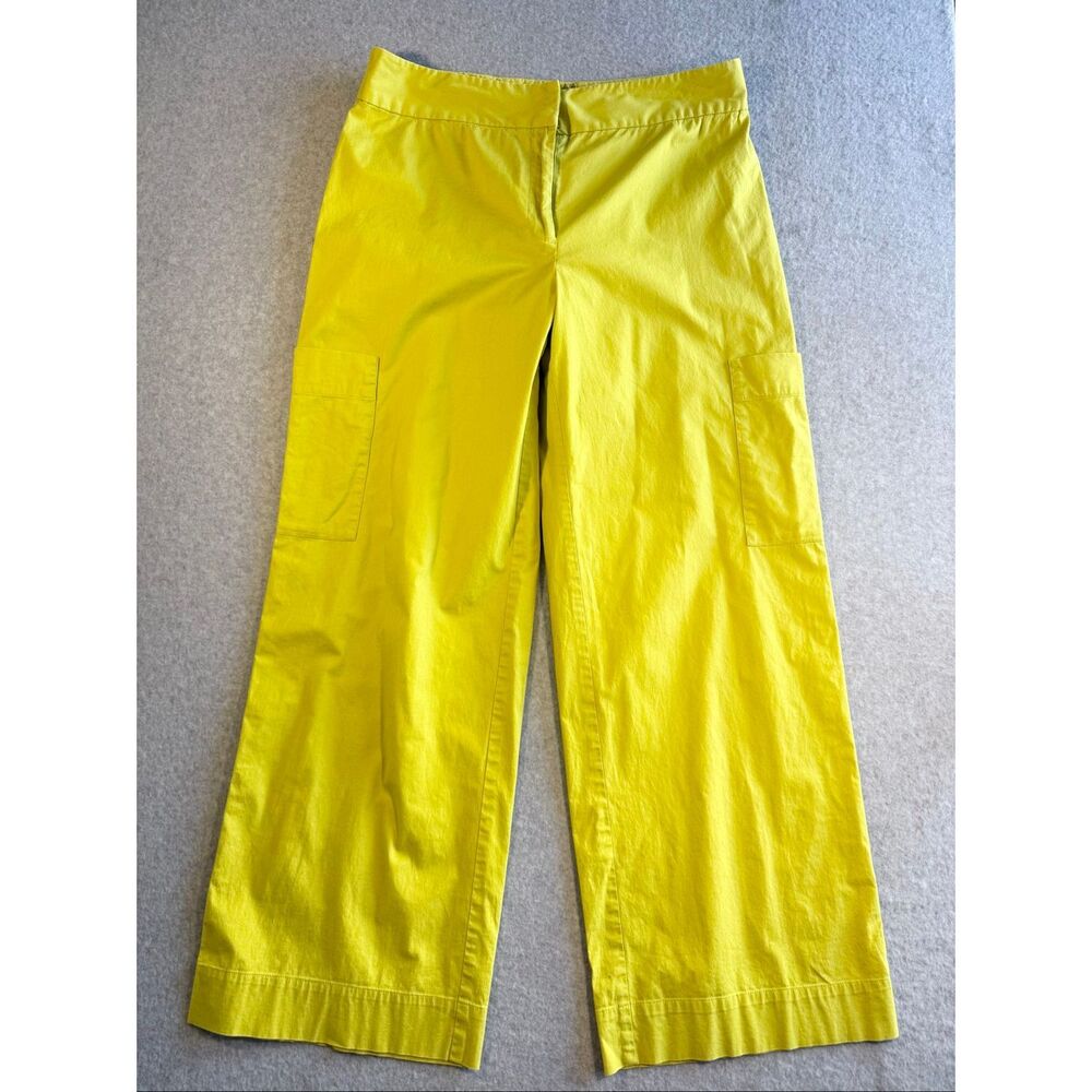 Eileen fisher bright summer green cargo pant S